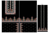 Classic Black Ethnic Printed Co-Ord Set – Style 13024